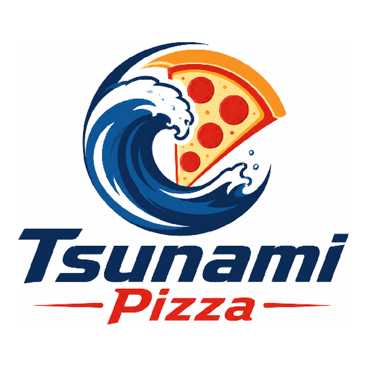 Tsunami Pizza Logo